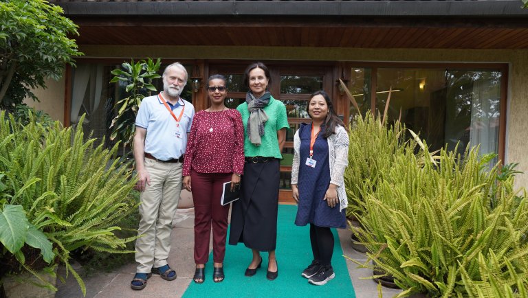 Meeting with representatives of the Norwegian Embassy in Addis Abeba. Photo: Mary Shrestha