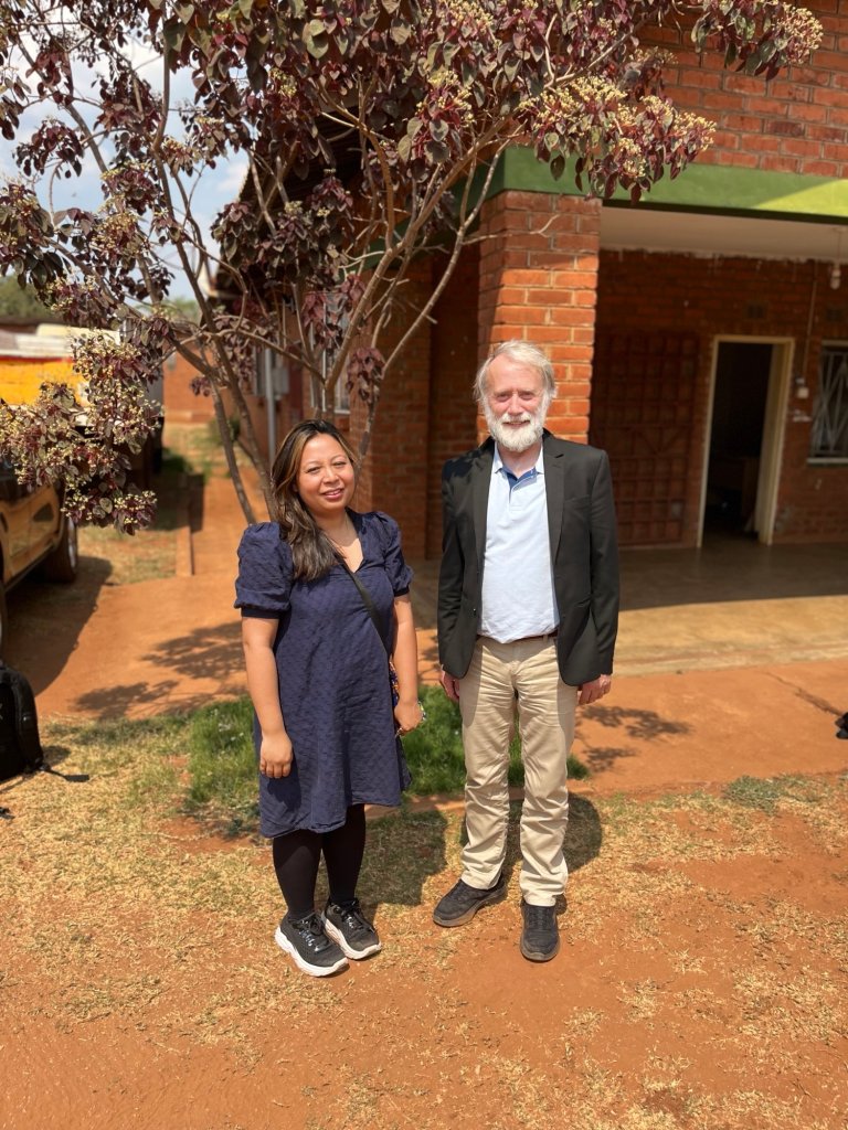 The visit in Malawi from October 12th to 18th, 2024, is part of the NORAD project "One Health – Controlling Zoonotic Diseases and Antibiotic Resistance (AMR) in the Milk Value Chain in Malawi, Ethiopia, and Tanzania". Senior advisor at the Norwegian Veterinary Institute Mary Shrestha and team leader Edgar Brun represent the institute. Photo: Mary Shrestha