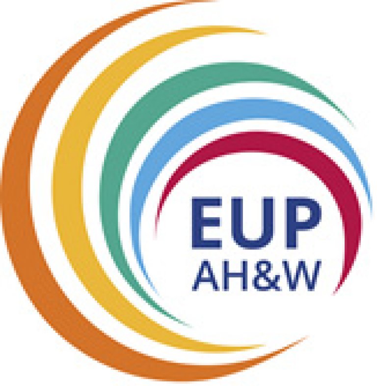 EUP AH&Ws logo gjenspeiler de fem prioriterte områdene i partnerskapet